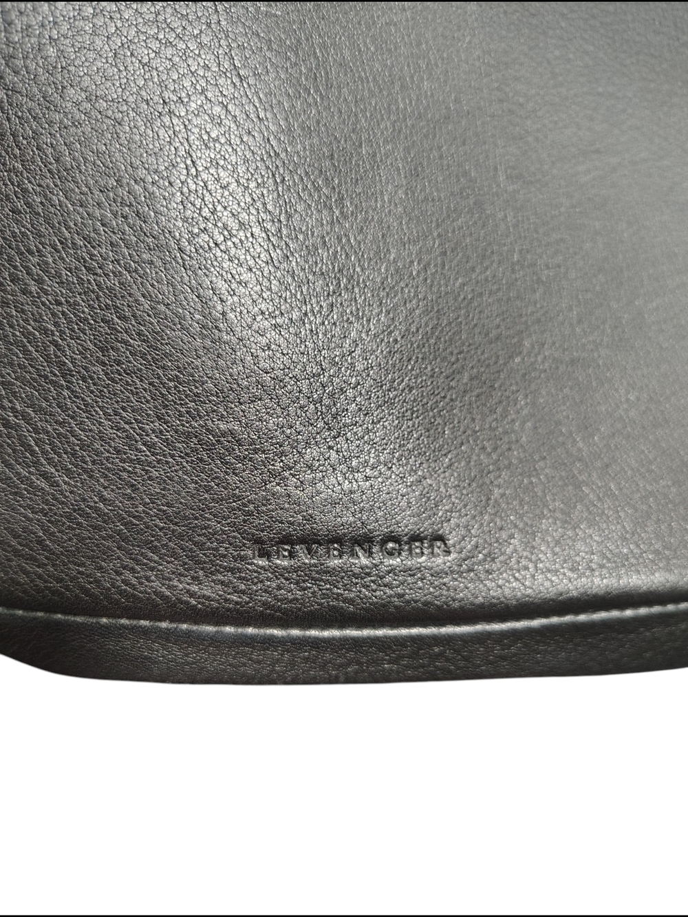 Levenger Black Leather Laptop portfolio
